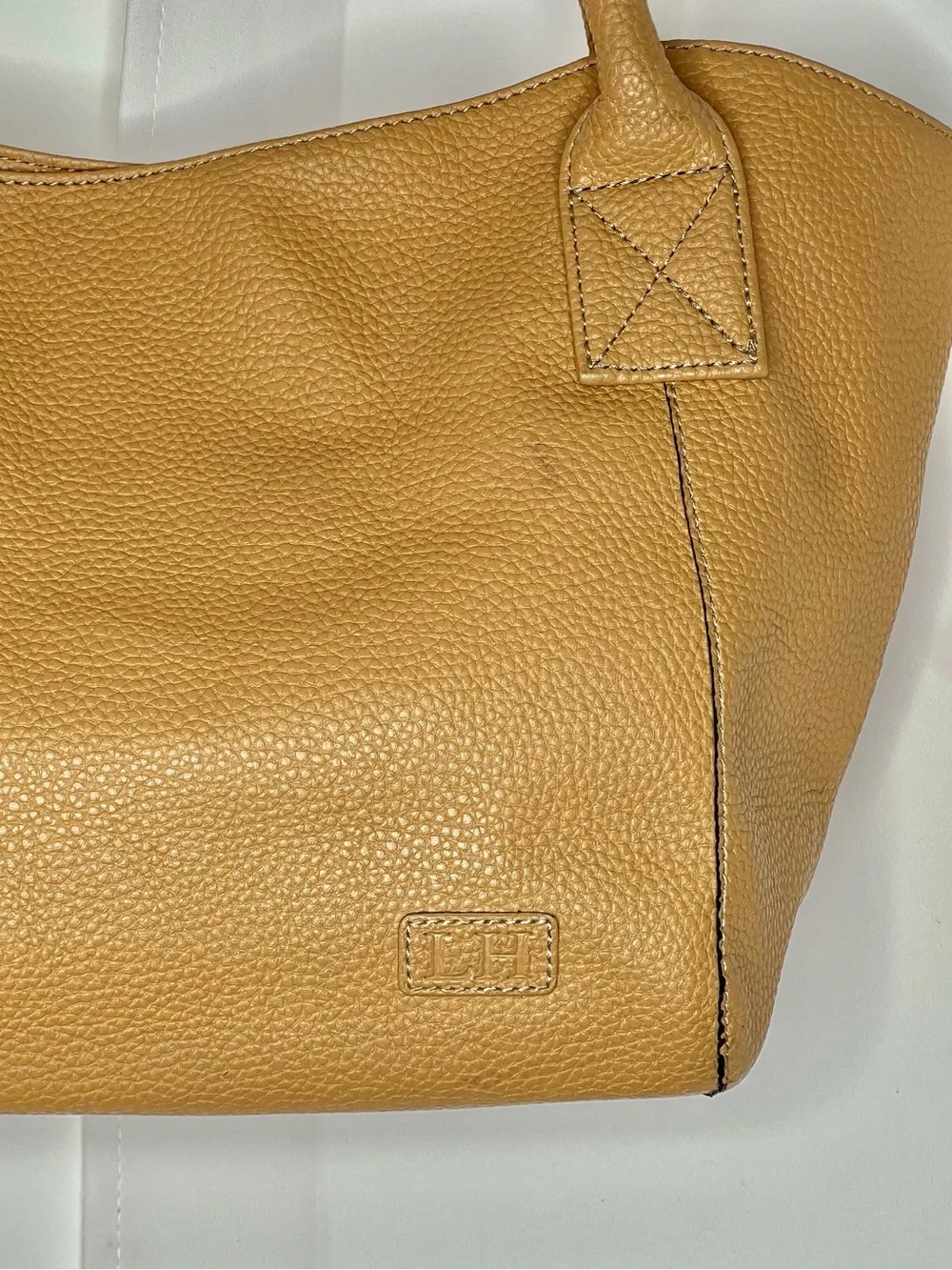 LOUENHIDE TAUPE VEGAN LEATHER TOTE /SHOULDER BAG